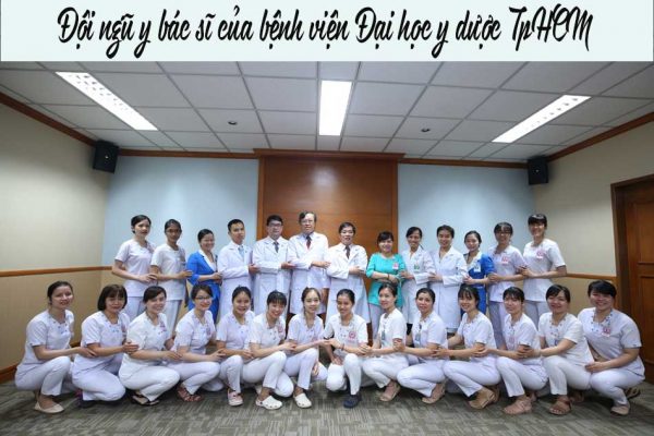 đội ngũ y bác sĩ của bệnh viện đại học y dược tp.HCM