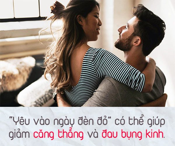 Lợi ích khi quan hệ trong ngày đèn đỏ