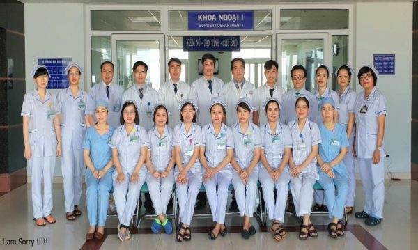 Đội ngũ y bác sĩ của BV ung bướu Đà Nẵng