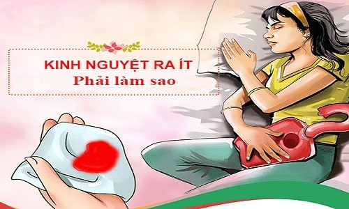 Kinh nguyệt ra ít do đâu? Cách khắc phục hiệu quả