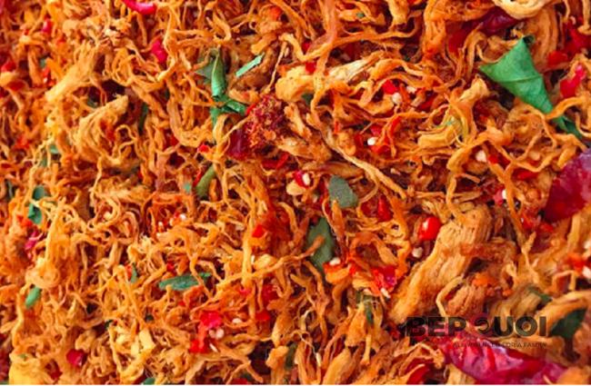 khô gà bao nhiêu calo