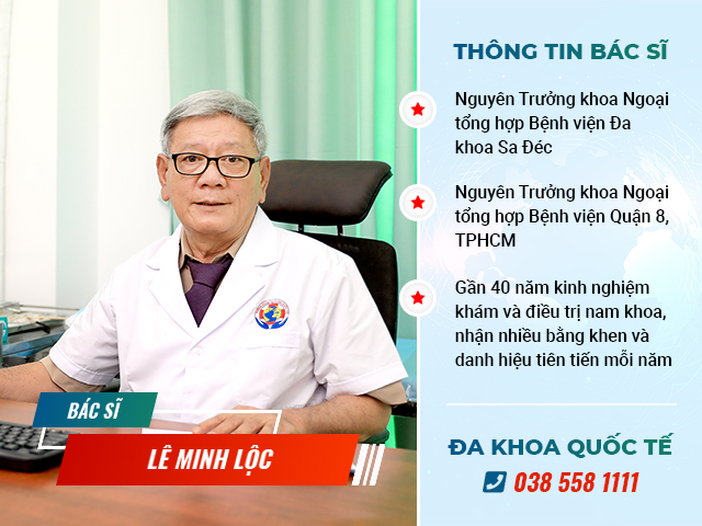 Phòng khám nam khoa bác sĩ Lê Minh Lộc – địa chỉ “vàng” khám chữa nam khoa được nhiều người chọn