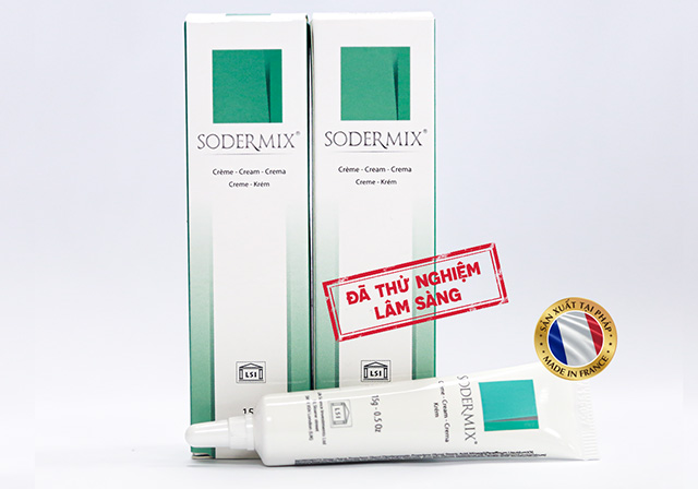 Thành phần Sodermix có chứa Corticoid không?