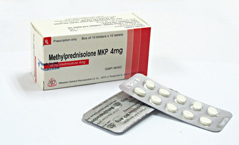 Thuốc chữa mề đay mãn tính – Methylprednisolon