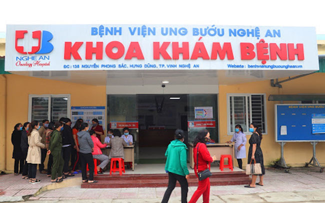 Các khoa thăm khám tại bệnh viện Ung bướu Nghệ An