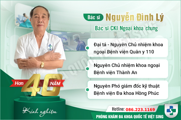 Phòng khám Hậu môn - Trực tràng Bác sĩ Nguyễn Đình Lý
